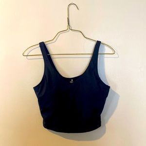 Black XS Crop Yoga Tank
